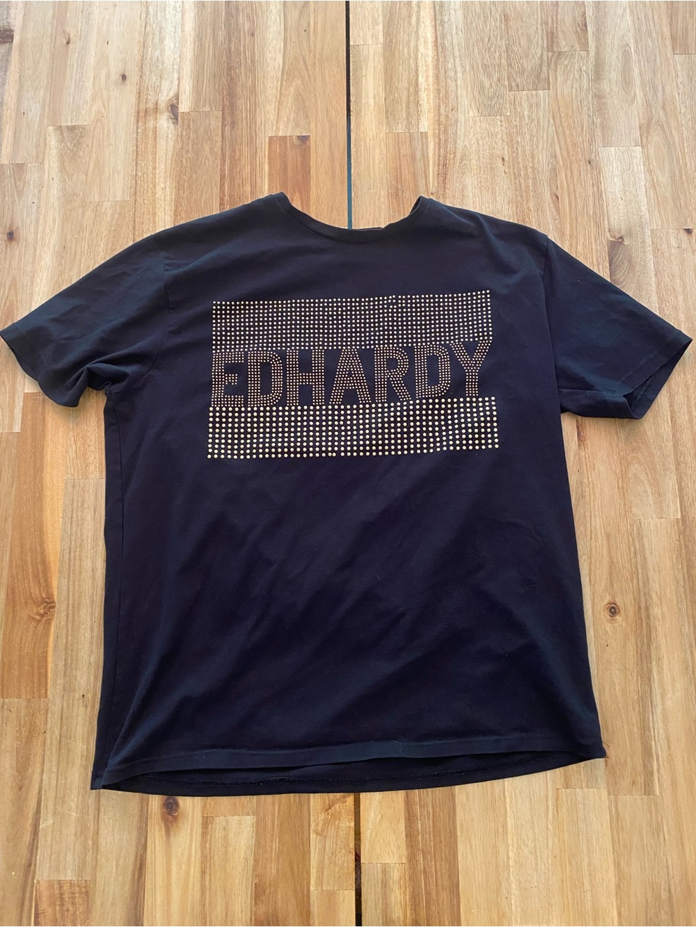 Ed Hardy Embellished Rhinestone Shirt